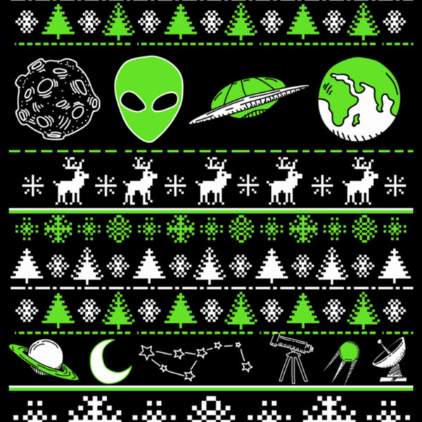 Alien Ugly Christmas Sweater Tee Essential TShirt140 Thumbnail