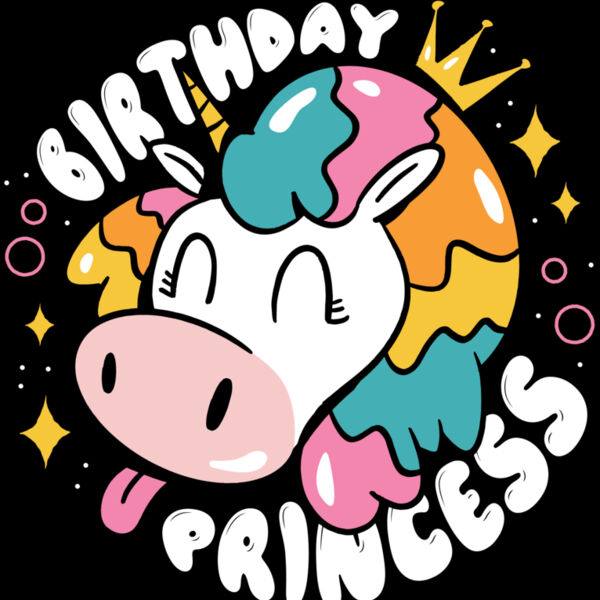 11046 BirthdayPrincessTshirt PR t shirt Thumbnail