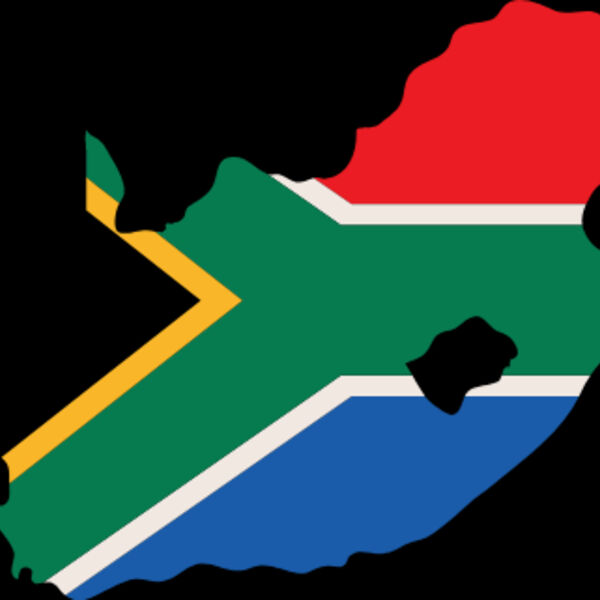 South African Flag - Shaped Thumbnail